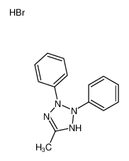 5-methyl-2,3-diphenyl-1H-tetrazol-1-ium,bromide 6165-63-5