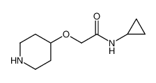 N-Cyclopropyl-2-(piperidin-4-yloxy)acetamide 912761-41-2