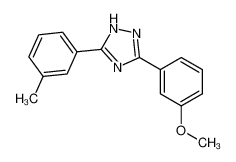 5-(3-methoxyphenyl)-3-(3-methylphenyl)-1H-1,2,4-triazole 85681-45-4