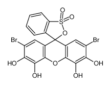 16574-43-9 structure, C19H10Br2O8S