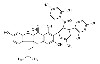 81422-93-7 structure, C40H36O12