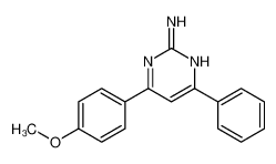 4-(4-甲氧基苯基)6-苯基-2-氨基嘧啶