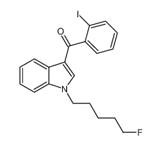 [1-(5-fluoropentyl)indol-3-yl]-(2-iodophenyl)methanone 335161-03-0