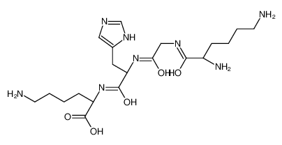 L-赖氨酰甘氨酰-L-组氨酰-L-赖氨酸