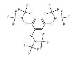 10545-14-9 1,2,4-Tris-(bis-trifluormethyl-aminooxy)-benzol