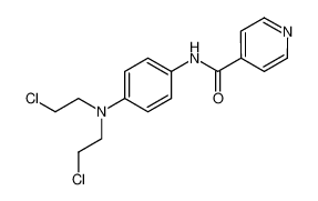 N-(4-(bis(2-chloroethyl)amino)phenyl)isonicotinamide