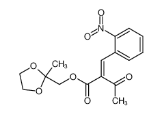 103785-52-0 2,2-ethylenedioxypropyl 2-(2-nitrophenylmethylene)acetoacetate