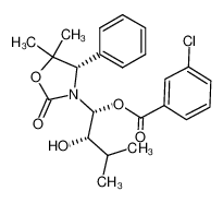 636580-98-8 spectrum, (1R,2S)-1-((S)-5,5-dimethyl-2-oxo-4-phenyloxazolidin-3-yl)-2-hydroxy-3-methylbutyl 3-chlorobenzoate