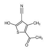 5-acetyl-2-hydroxy-4-methylthiophene-3-carbonitrile 120456-32-8