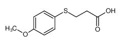 13739-36-1 spectrum, 3-(4-methoxyphenyl)sulfanylpropanoic acid