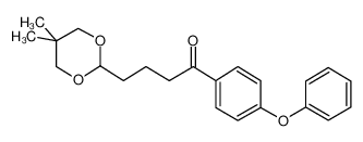 4-(5,5-二甲基-1,3-二恶烷-2-基)-1-(4-苯氧基苯基)-1-丁酮