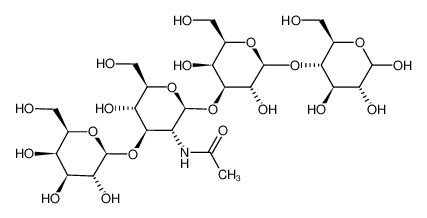 14116-68-8 structure, C26H45NO21