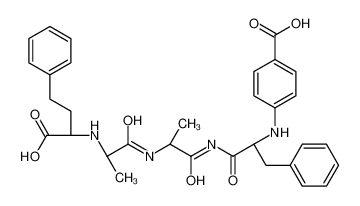 N-(1-羧基-3-苯基丙基)-丙氨酰-丙氨酰-苯丙氨酸-4-氨基苯甲酸酯