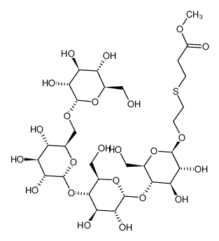 3-[(2-{[己糖吡喃糖苷-(1->6)己糖吡喃糖苷-(1->4)己糖吡喃糖苷-(1->4)己糖吡喃糖苷]氧基}乙基)硫基]丙酸甲酯