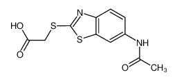 2-[(6-acetamido-1,3-benzothiazol-2-yl)sulfanyl]acetic acid 436088-91-4