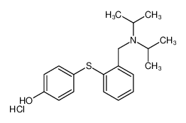 127906-63-2 structure, C19H26ClNOS