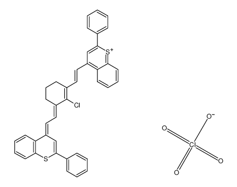 4-[2-[2-chloro-3-[2-(2-phenyl-2H-thiochromen-4-yl)ethenyl]cyclohex-2-en-1-ylidene]ethylidene]-2-phenylthiochromene 76871-75-5