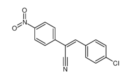 (Z)-3-(4-chlorophenyl)-2-(4-nitrophenyl)prop-2-enenitrile 2900-72-3