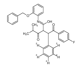 1020719-43-0 structure, C33H25D5FNO4