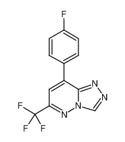 8-(4-fluorophenyl)-6-(trifluoromethyl)-[1,2,4]triazolo[4,3-b]pyridazine 73673-80-0