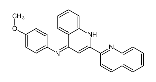 N-(4-methoxyphenyl)-2-quinolin-2-ylquinolin-4-amine 57115-20-5