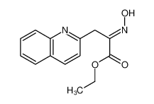 ethyl 2-hydroxyimino-3-quinolin-2-ylpropanoate