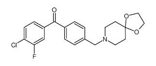 (4-氯-3-氟苯基)[4-(1,4-二氧杂-8-氮杂螺[4.5]癸-8-基甲基)苯基]甲酮