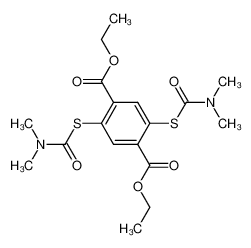 25906-67-6 spectrum, 2,5-bis(dimethylthiocarbamoylsulfanyl)terephthalic acid diethyl ester