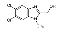 (5,6-dichloro-1-methylbenzimidazol-2-yl)methanol 6478-86-0