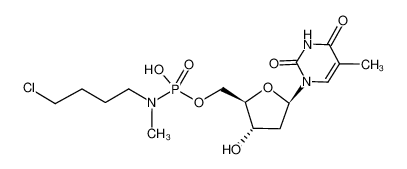 501336-07-8 spectrum, (4-Chloro-butyl)-methyl-phosphoramidic acid mono-[(2R,3S,5R)-3-hydroxy-5-(5-methyl-2,4-dioxo-3,4-dihydro-2H-pyrimidin-1-yl)-tetrahydro-furan-2-ylmethyl] ester