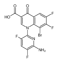 189279-93-4 structure, C15H6BrF4N3O3