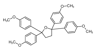 2,2,5,5-tetrakis(4-methoxyphenyl)oxolane 89780-88-1