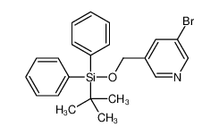 153607-77-3 (5-bromopyridin-3-yl)methoxy-tert-butyl-diphenylsilane