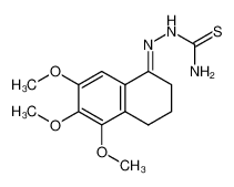 [(E)-(5,6,7-trimethoxy-3,4-dihydro-2H-naphthalen-1-ylidene)amino]thiourea