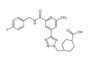 1112172-72-1 structure, C23H25FN6O3