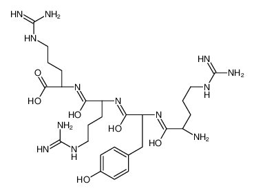 (2S)-2-[[(2S)-2-[[(2S)-2-[[(2S)-2-amino-5-(diaminomethylideneamino)pentanoyl]amino]-3-(4-hydroxyphenyl)propanoyl]amino]-5-(diaminomethylideneamino)pentanoyl]amino]-5-(diaminomethylideneamino)pentanoic acid 251109-20-3