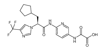 1215197-59-3 structure, C19H20F3N5O4