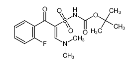 1447236-87-4 spectrum, tert-butyl ((1-(dimethylamino)-3-(2-fluorophenyl)-3-oxoprop-1-en-2-yl)sulfonyl)carbamate