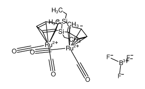 329790-73-0 structure, C22H30BF4O4Ru2Si2