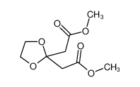 methyl 2-[2-(2-methoxy-2-oxoethyl)-1,3-dioxolan-2-yl]acetate 6506-31-6