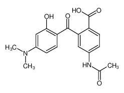 166442-37-1 spectrum, 4-acetamido-2-[4-(dimethylamino)-2-hydroxybenzoyl]benzoic acid