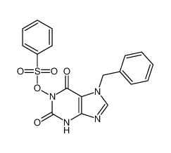 (7-benzyl-2,6-dioxo-3H-purin-1-yl) benzenesulfonate