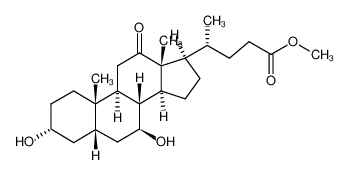 81655-85-8 spectrum, methyl 3α,7β-dihydroxy-12-oxo-5β-cholanate