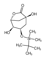 163217-18-3 (1R,3R,4S,5R)-3-[(tert-butyldimethylsilyl)oxy]-1,4-dihydroxy-6-oxa-bicyclo[3.2.1]octan-7-one