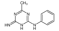 6-methyl-2-N-phenyl-1,3,5-triazine-2,4-diamine 7426-35-9