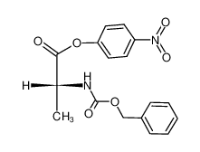 N-(benzyloxycarbonyl)-D-alanine p-nitrophenyl ester 30960-00-0