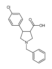 1-BENZYL-4-(4-CHLORO-PHENYL)-PYRROLIDINE-3-CARBOXYLIC ACID HYDROCHLORIDE 885959-10-4