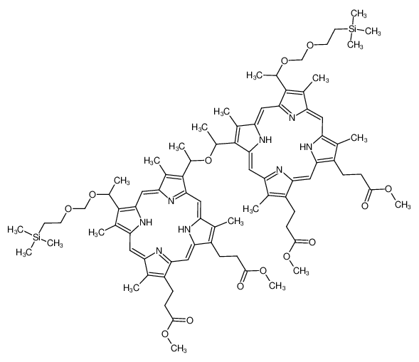 136214-95-4 structure, C84H110N8O13Si2