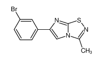 6-(3-bromophenyl)-3-methylimidazo[1,2-d][1,2,4]thiadiazole