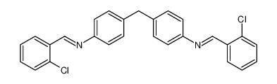 1-(2-chlorophenyl)-N-[4-[[4-[(2-chlorophenyl)methylideneamino]phenyl]methyl]phenyl]methanimine 152419-87-9